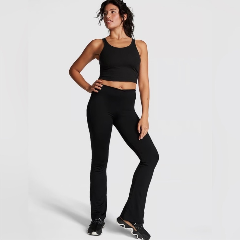 Cozy Black Flare Leggings